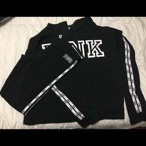 PINK sweater and leggings set